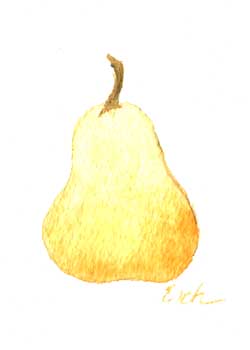 "La Pear" by Kathy E. Esch, Oregon WI - Watercolor